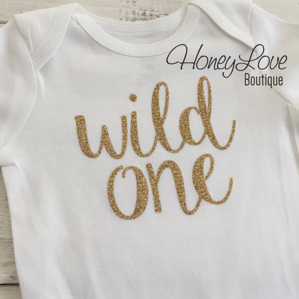 Wild One - Silver/Gold Bodysuit - HoneyLoveBoutique