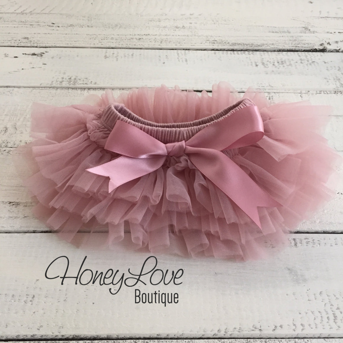 Tutu Skirt Bloomers - Vintage Pink - HoneyLoveBoutique
