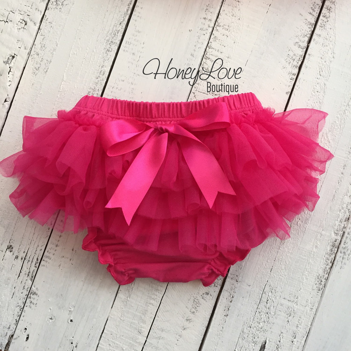 PERSONALIZED Name inside Heart - Watermelon Pink and Silver/Gold Glitter - tutu skirt bloomer - HoneyLoveBoutique
